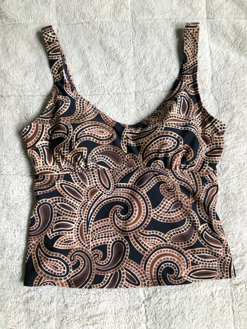 Vintage Y2K Krista Tankini Tank Style Swim Top